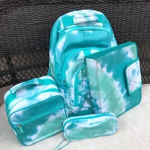 Pottery Barn Teen Tie Dye Pattern school set